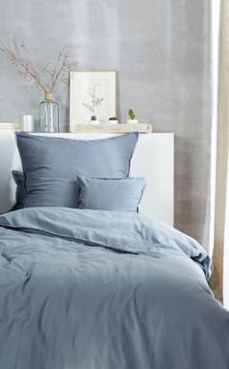 Primera Bettwäsche Stone-Washed | Blau