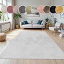 Paco Home Fellteppich Kunstfell Soft 380 | Weiß