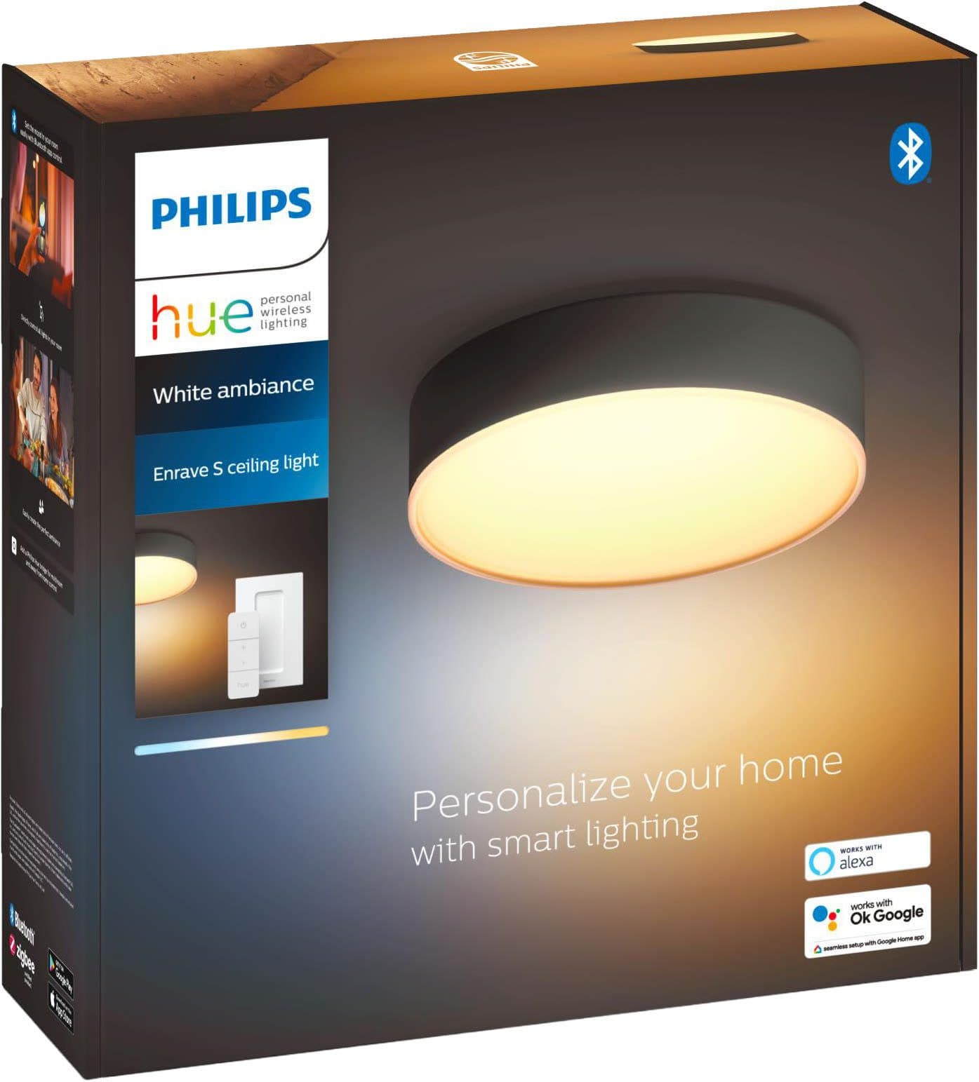 Philips Hue Enrave Deckenleuchte | Schwarz
