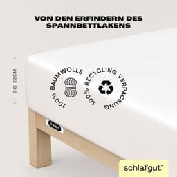 Schlafgut Spannbettlaken EASY JERSEY | Weiß