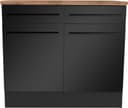 BASIC by Balculina Unterschrank Jazz 100er | Schwarz