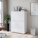 Home affaire PC-Schrank Vera | Weiß 4