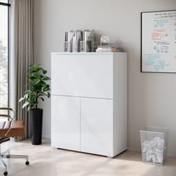 Home affaire PC-Schrank Vera | Weiß