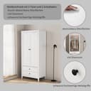 OTTO home Kleiderschrank Borkum | Weiß 3