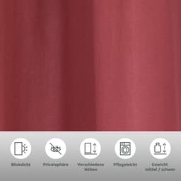OTTO home Vorhang Parry | Rot