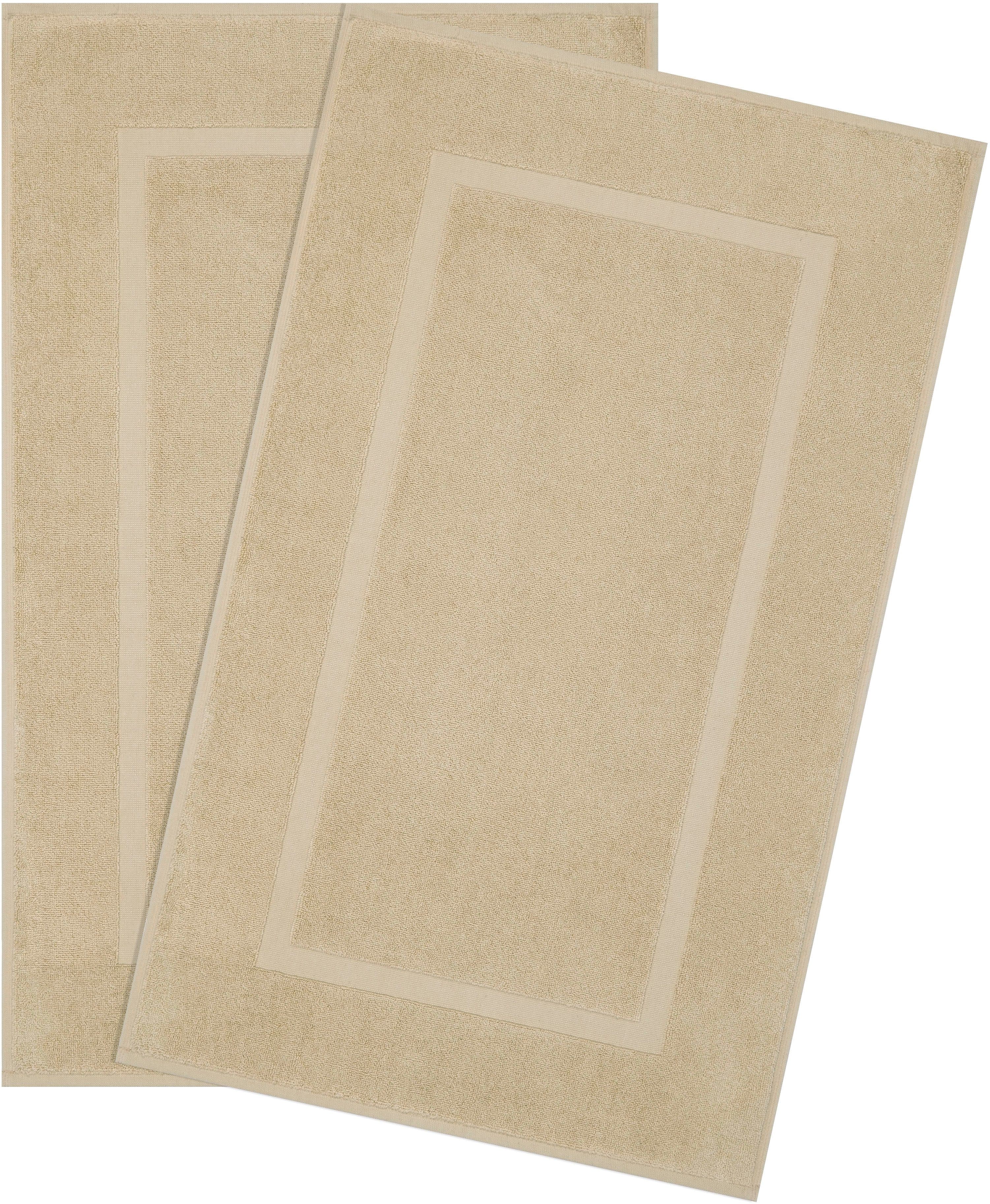 HAMMETEX Badematte Hotelmatte | Beige