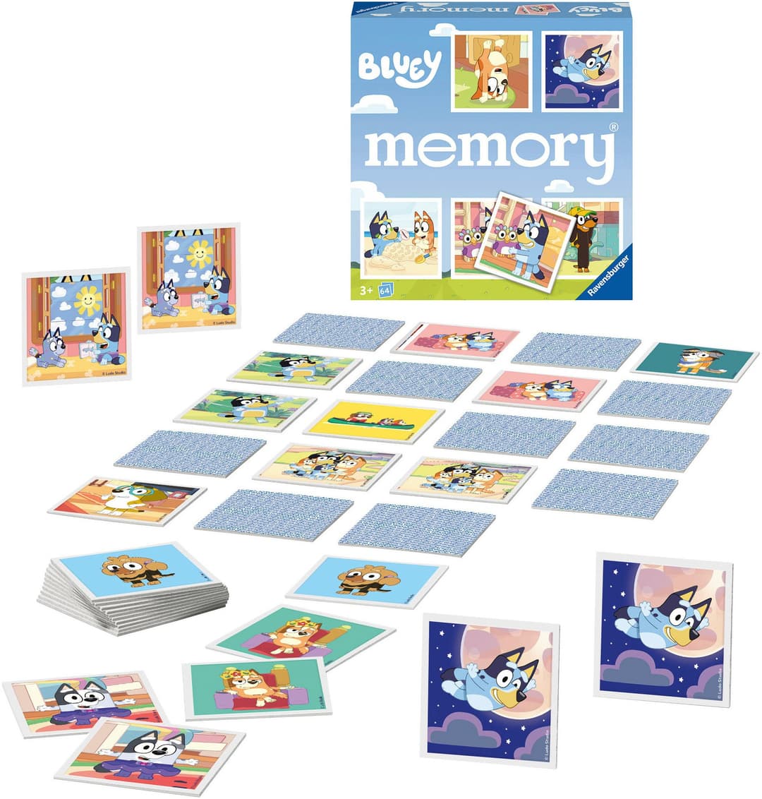 Ravensburger Spiel memory® Bluey | Mehrfarbig