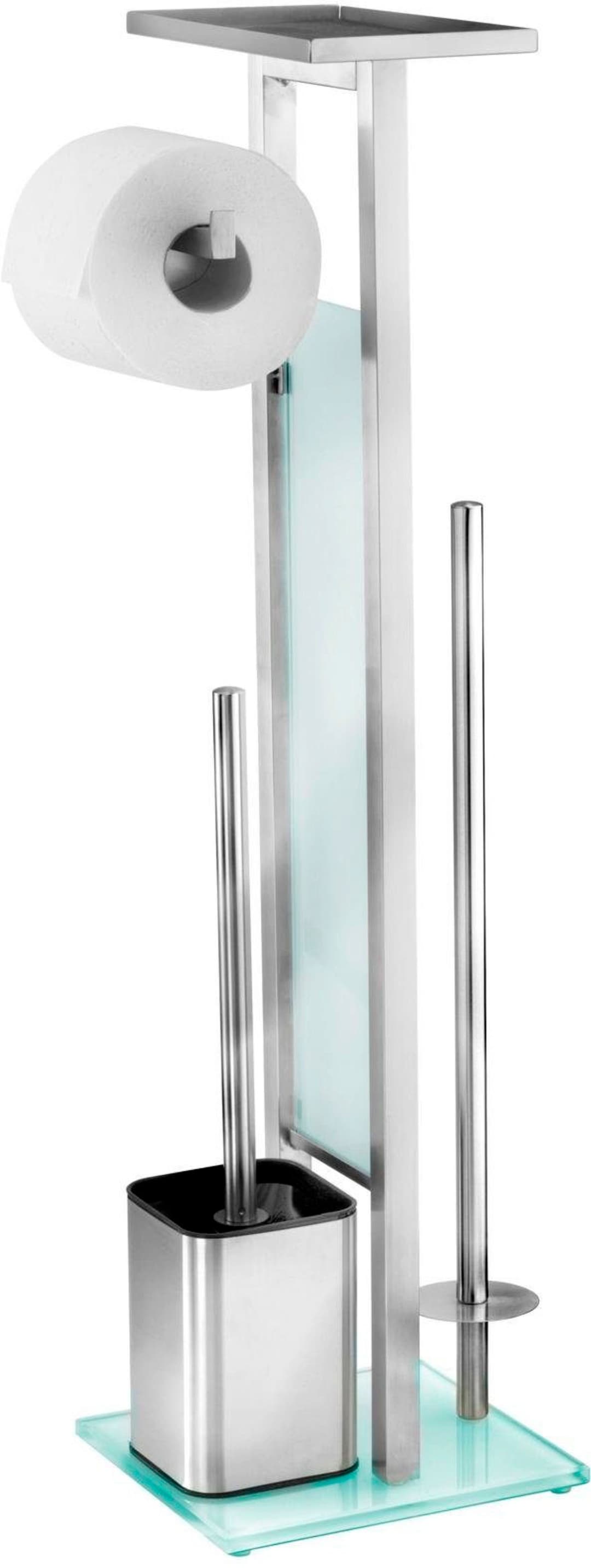 WENKO WC-Garnitur Debar | Silber