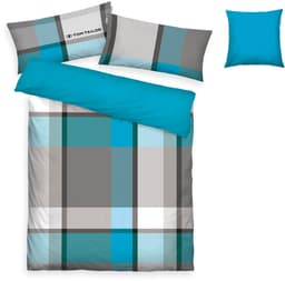 TOM TAILOR HOME Lenny Bettwäsche-Set | Türkis