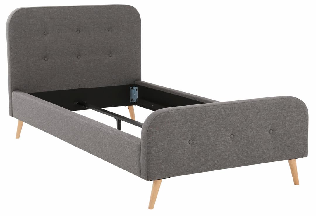Home affaire Polsterbett Amrum | Grau