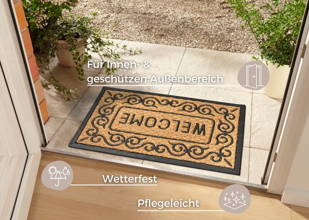 HANSE Home Mix Mats Fußmatte | Braun