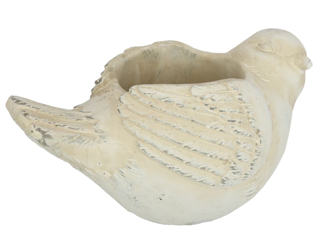 I.GE.A. Vogel Pflanzkübel | Beige