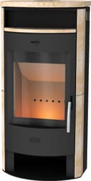 Fireplace Kaminofen Heathus MAIA Sandstein Exklusiv | Braun 4