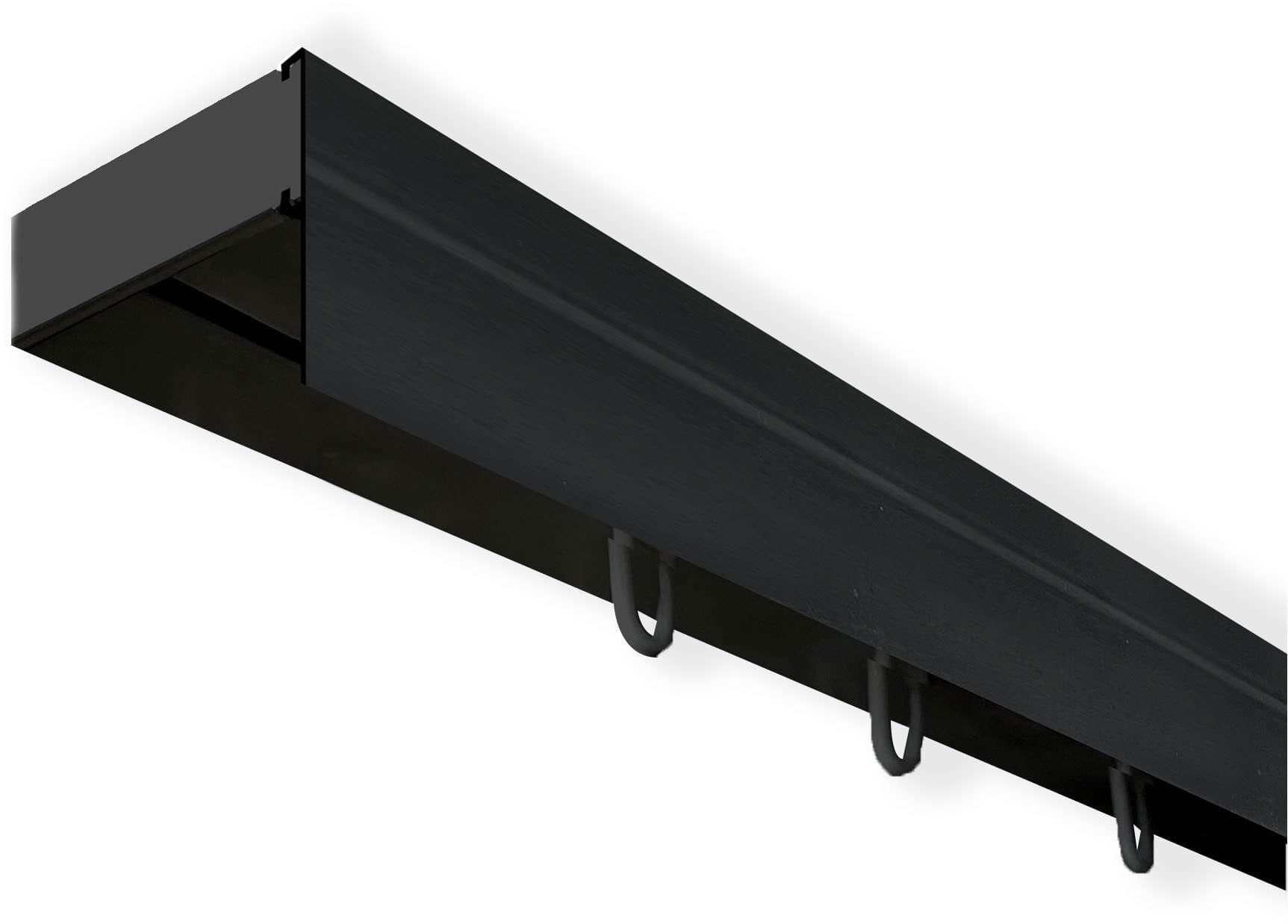 SN DECO GROUP Gardinenschiene Vorhangschiene SH | Schwarz