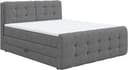 COTTA Boxspringbett Fort mit Bettkasten | Grau 2