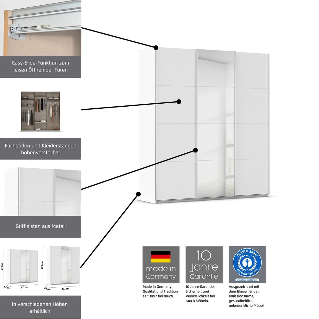 OTTO home Schwebetürenschrank AGORDO | Beige