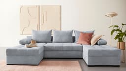 COLLECTION AB Wohnlandschaft Josy U-Form | Grau