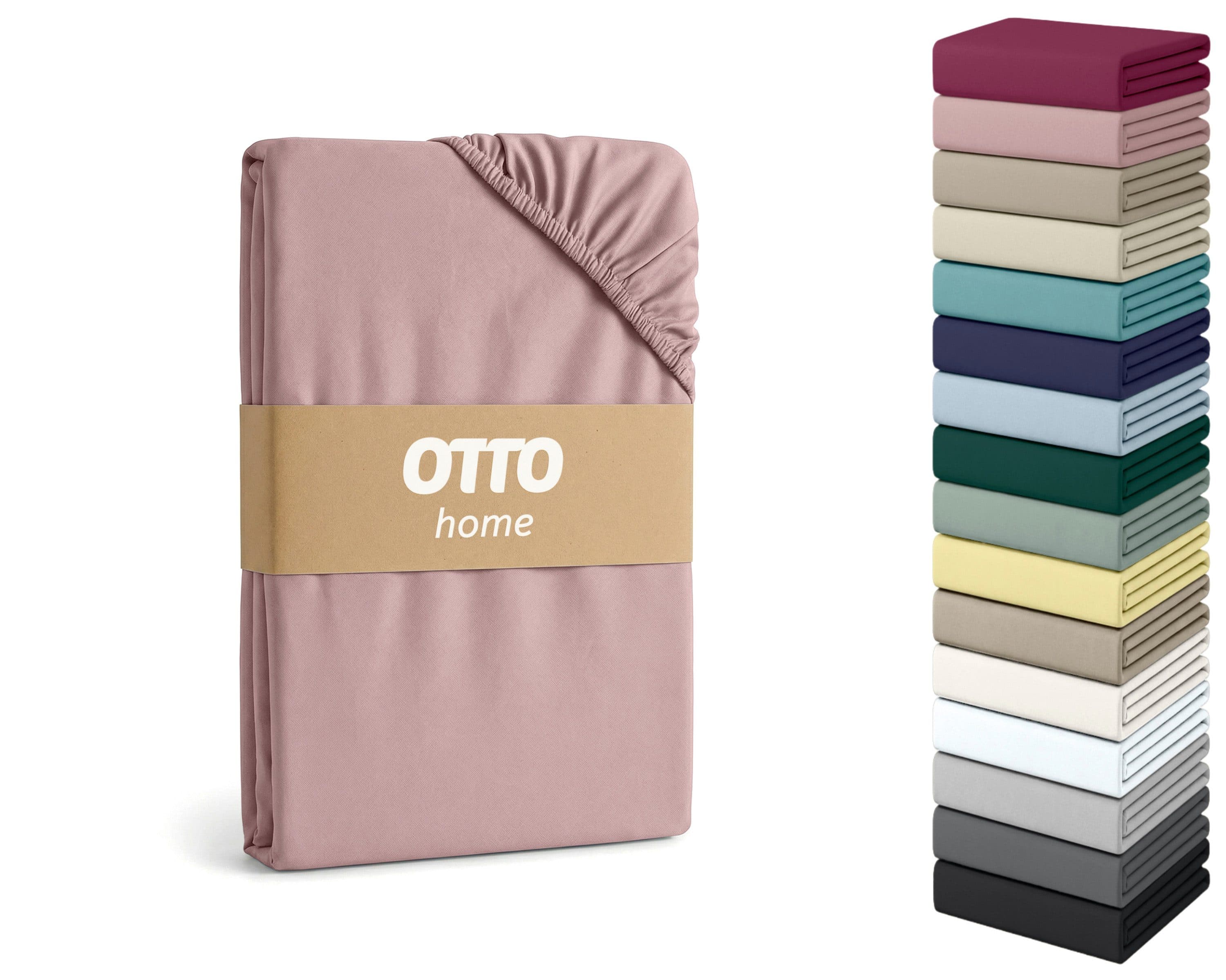 OTTO home Spannbettlaken Cremona | Rosa