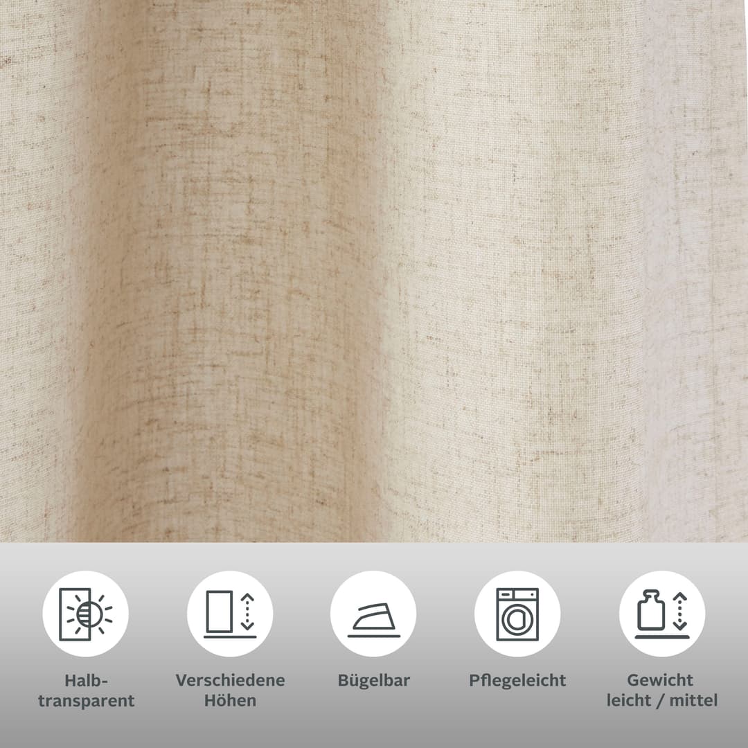 OTTO home Gardine Rudy | Beige