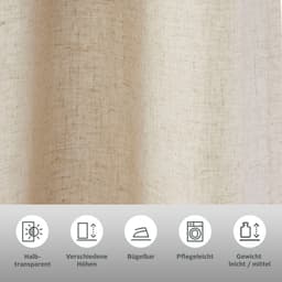 OTTO home Gardine Rudy | Beige