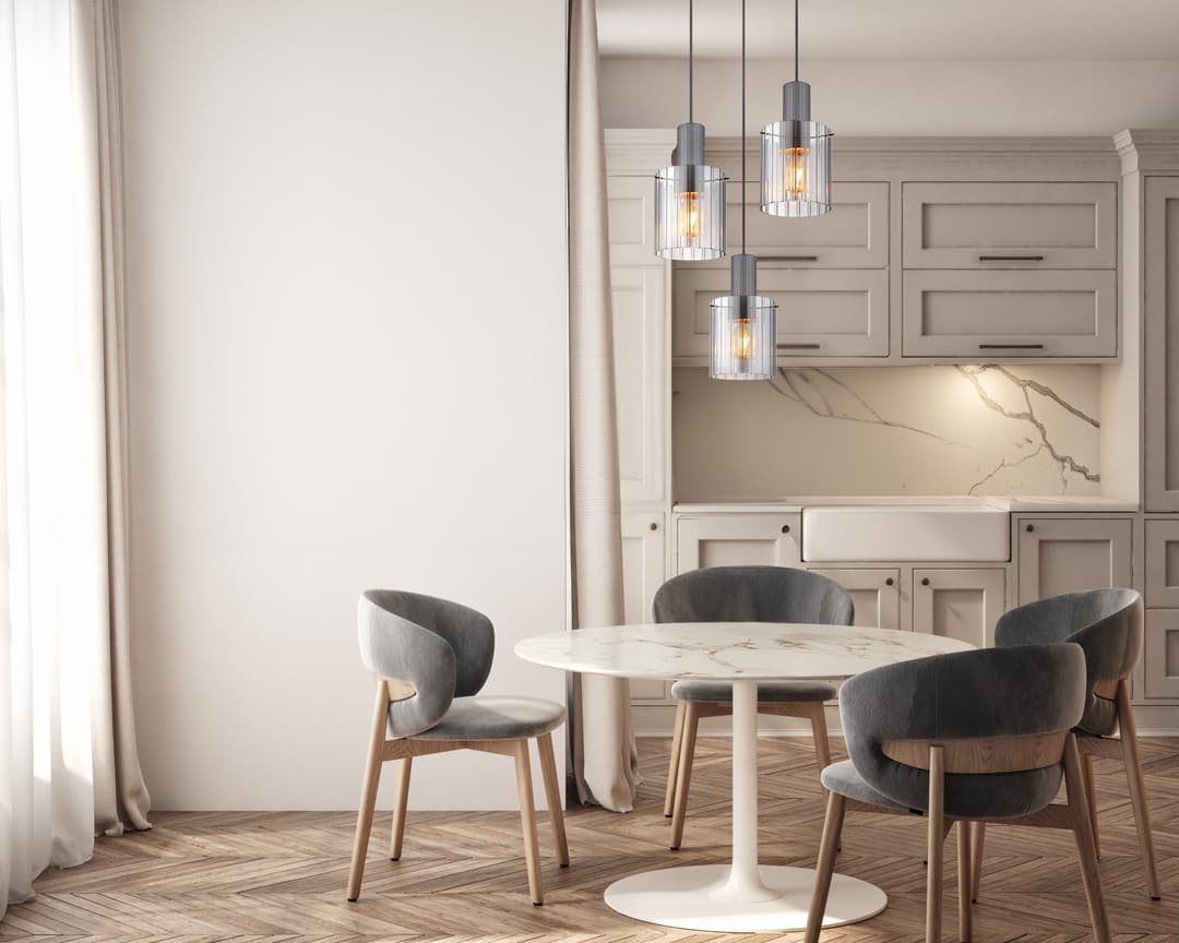 GLOBO LIGHTING Hängeleuchte TULIVAR | Grau