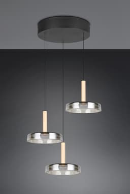 TRIO Leuchten CELESTE Pendelleuchte | Schwarz