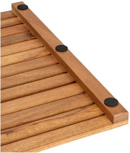 WENKO Duschmatte Indoor & Outdoor Acacia | Braun