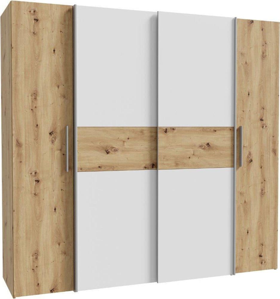 FORTE Kleiderschrank Kalixtus | Holztöne