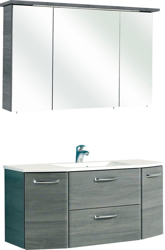 Saphir Quickset 328 Badmöbel-Set | Grau