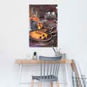 Reinders! Poster Guitar Blues Night | Mehrfarbig 2