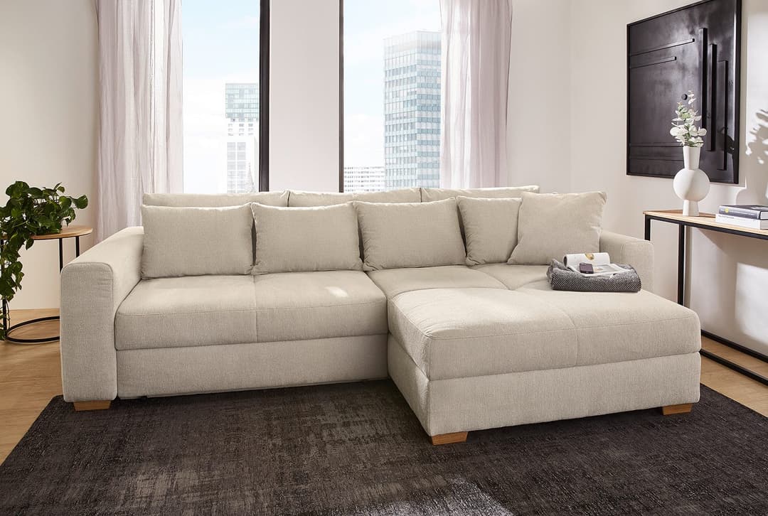 Jockenhöfer Gruppe Ecksofa Kampen | Beige