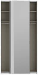 FORTE Fittio Schwebetürenschrank | Weiß 2