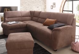 sit&more Ecksofa Pandora L-Form | Braun