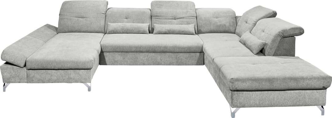ED EXCITING DESIGN Wohnlandschaft Melfi | Grau