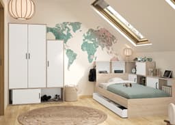 Gami Schlafzimmer-Set Erwan | Holztöne
