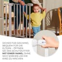 Kinderkraft Türschutzgitter LOCK & GO | Holztöne 3