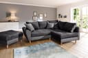 Home affaire Ecksofa Rice L-Form | Grau