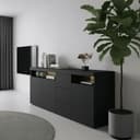 borchardt Möbel Sideboard Kapstadt | Schwarz 3