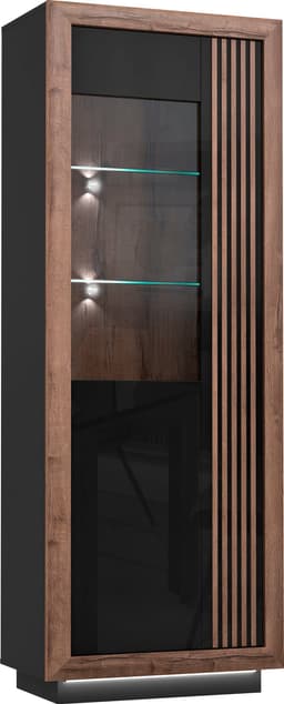FORTE Highboard Savona | Schwarz