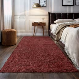 OTTO home Hochflor-Teppich Banji | Rot