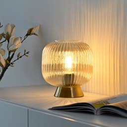 SCHÖNER WOHNEN-Kollektion LED Tischleuchte NAMI | Braun