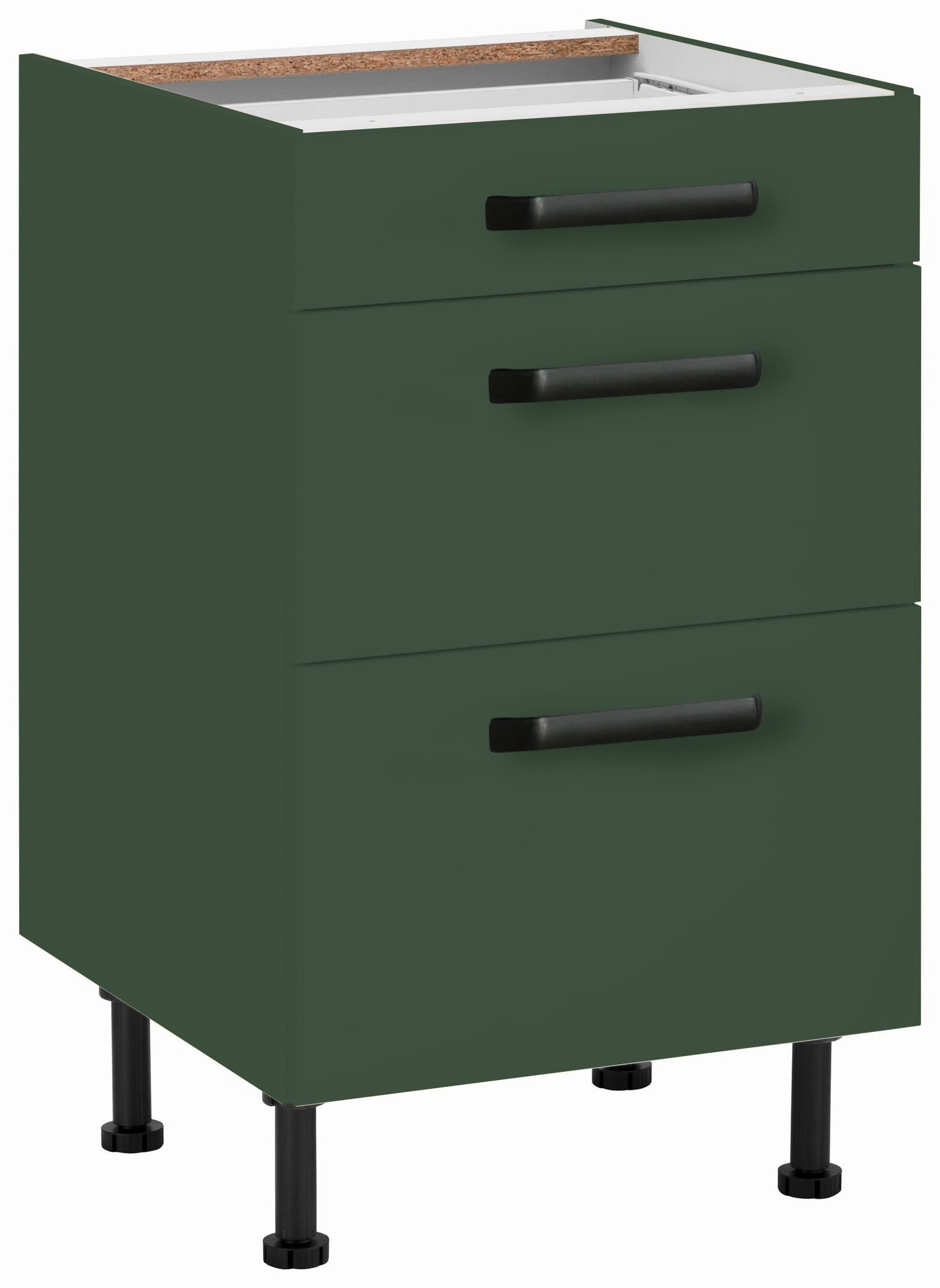 wiho Küchen Unterschrank Simi | Grün