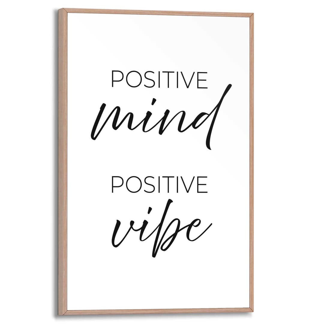 Reinders! Poster Positive Vibes | Schwarz