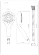 Eisl Handbrause Welly | Silber 2