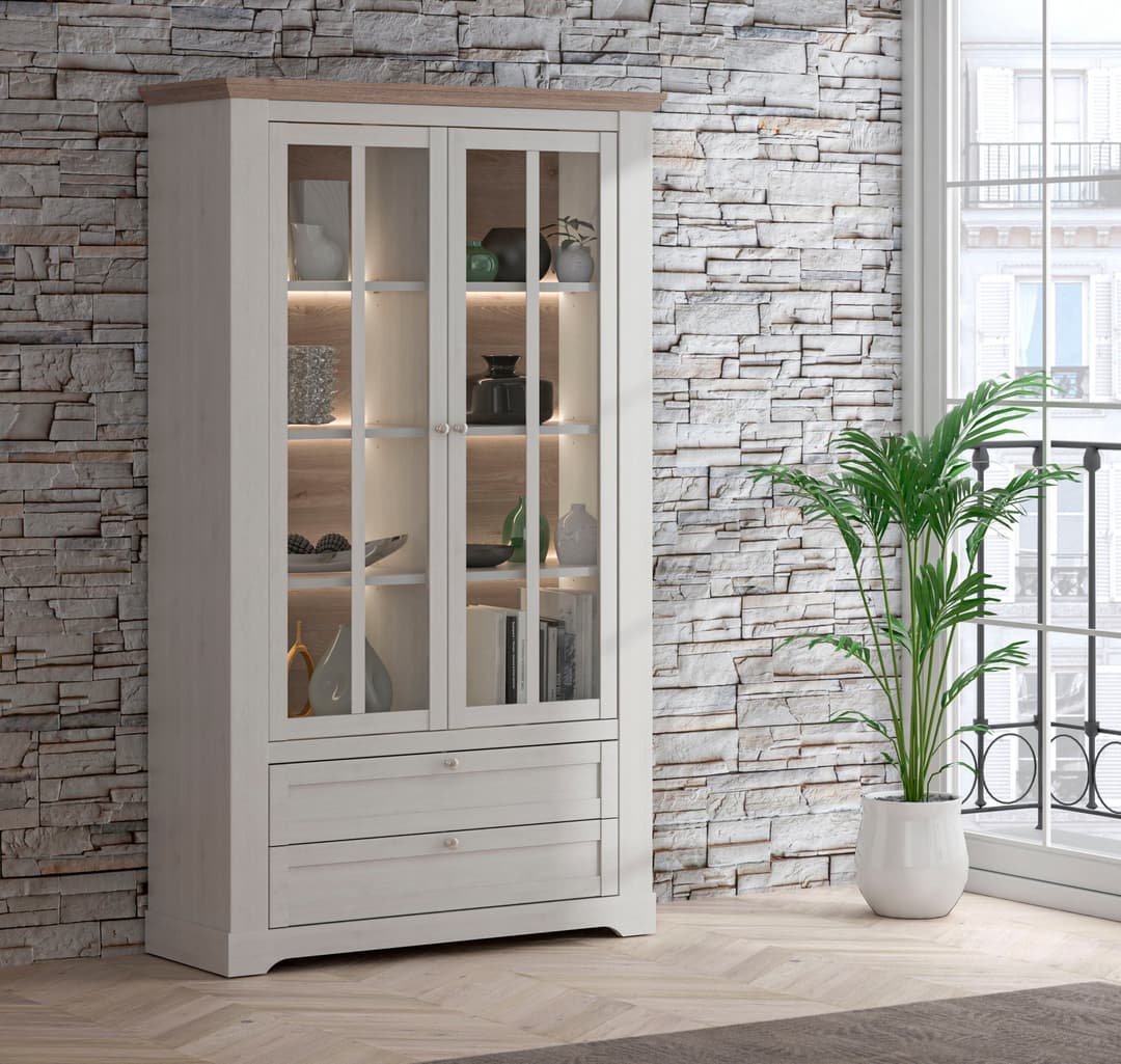FORTE Vitrine Iloppa | Weiß