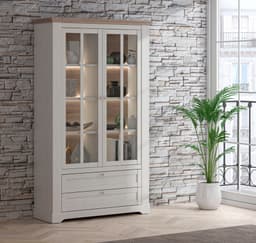 FORTE Vitrine Iloppa | Weiß