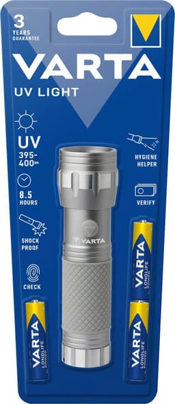 VARTA UV Licht Taschenlampe | Silber