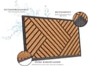 HANSE Home Mix Mats Fußmatte | Braun 2