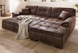 Home affaire Ecksofa Bergen | Braun