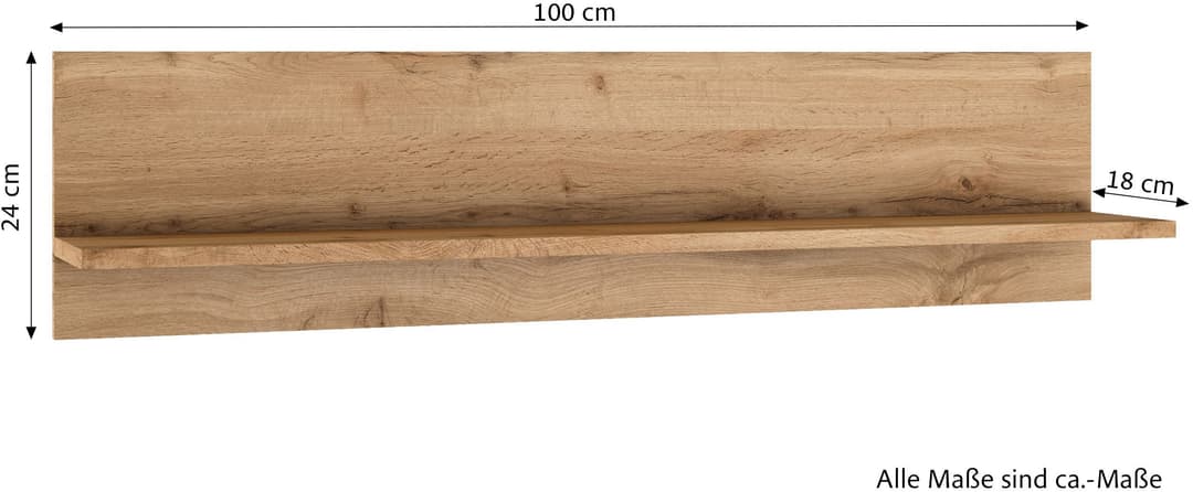 KOCHSTATION Wandboard KS-Milan | Holztöne
